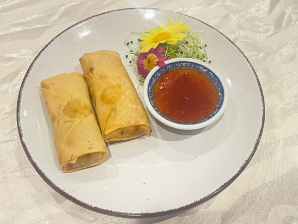 1. Spring Rolls (Vegeterian)